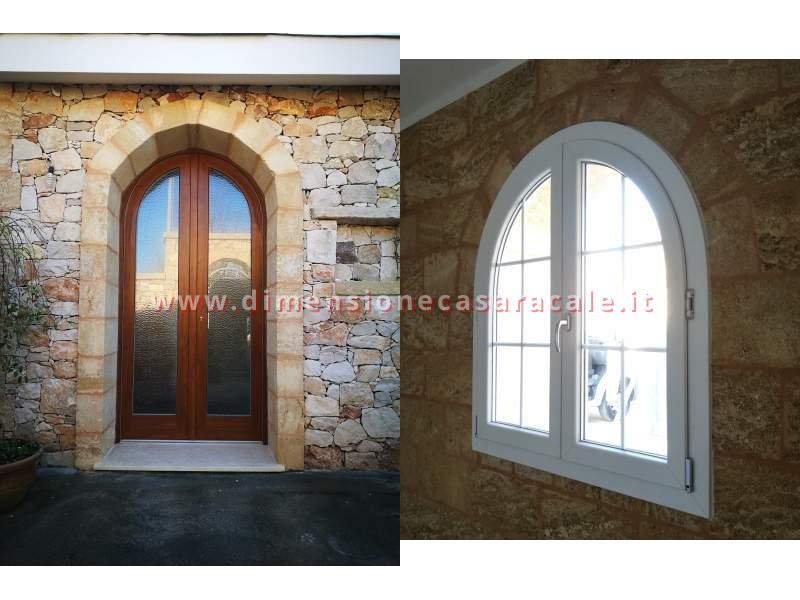 Infissi in PVC Lecce con profilo Rehau a marchio I NOBILI senza cordolo Linea Cavaliere 2