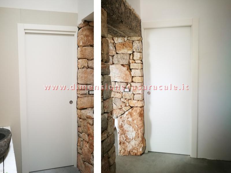 Installazione in Lecce e provincia di porte interne in legno tamburate FLESSYA CONDOLEO FG PORTE 11