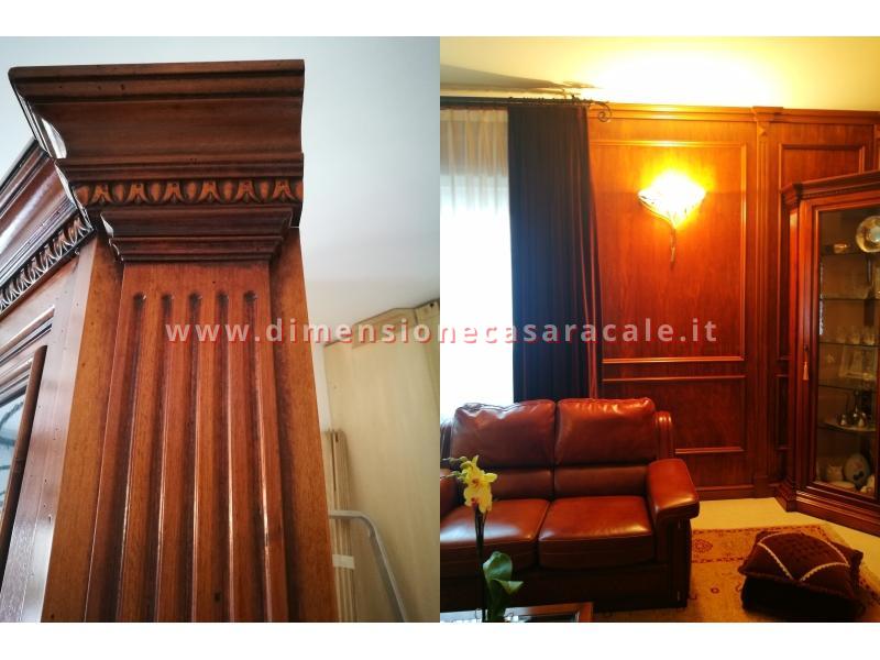Realizzazione su misura di Boiserie in legno con radica in toulipier 12 12