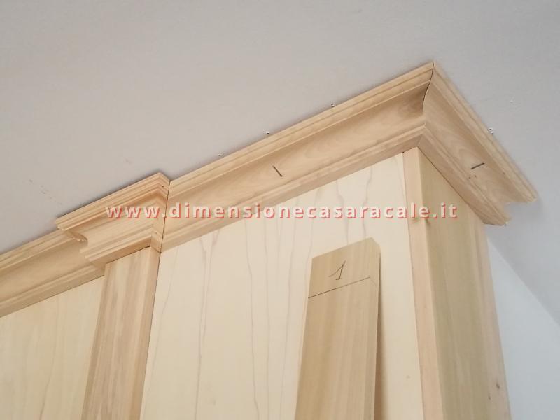 Realizzazione su misura di Boiserie in legno con radica in toulipier 4 4