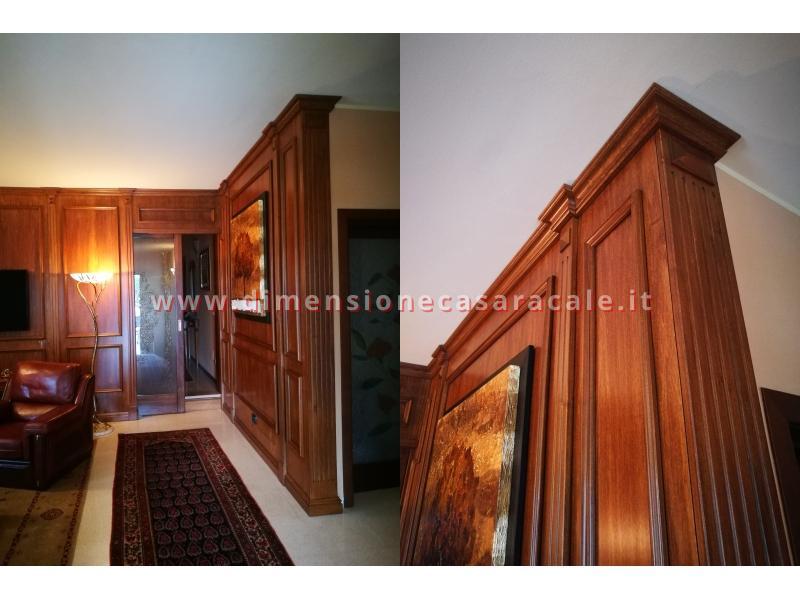 Realizzazione su misura di Boiserie in legno con radica in toulipier 8 8